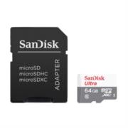 Memoria Micro SD SanDisk Ultra MicroSDHC 64 GB Clase 10 UHS-I C/ Adaptador - TiendaClic.mx