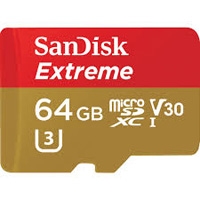 SANDISK MEMORIA 64GB /  MICRO SDXC /  4K CLASE 10 /  ADAPTADOR - TiendaClic.mx