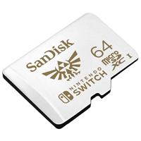 MEMORIA SANDISK 64GB MICRO SDXC NINTENDO SWITCH 100MB/ S 4K FULL HD U3 V30 - TiendaClic.mx