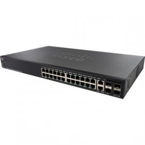 Conmutador de nivel 3 Cisco SG350X-24MP 24 Puertos Gestionable - 24 x Gigabit Ethernet Network,  2 x Ethernet de 10 gigabits Enlace ascendente,  4 x Ethernet de 10 gigabits Ranura de Expansión - Modular - Par trenzado,  Fibra Óptica - 3 Capa compatible - TiendaClic.mx