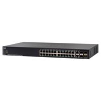 SWITCH CISCO SMB / /  24 PUERTOS 10/ 100/ 1000 GIGAETHERNET / /  4X10 GIGAETHERNET (2X10G BASE-T/ SFP+COMBO+2XSFP+) / /  POE 195W / /  ADMINISTRABLE - TiendaClic.mx