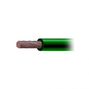 Cable de Cobre Recubierto THW-LS Calibre 6 AWG 19 Hilos Color Verde (100 metros) - TiendaClic.mx