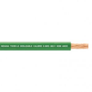 Cable 10 awg  color verde, Conductor de cobre suave cableado. Aislamiento de PVC,  auto-extinguible. (Venta por Metro) - TiendaClic.mx