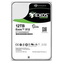 DD INTERNO SEAGATE EXOS X12 3.5 12TB SATA3 6GB/ S 256MB 7200RPM 24X7 HOTPLUG P/ NAS/ NVR/ SERVER/ DATACENTER - TiendaClic.mx