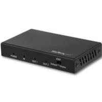SPLITTER HDMI DE 2 PUERTOS HDR 4K 60HZ - DIVISOR HDMI 1 ENTRADA 2 SALIDAS - SPLITTER HDMI 2 SALIDAS - DIVISOR DE PUERTOS HDMI - STARTECH.COM MOD. ST122HD202 - TiendaClic.mx