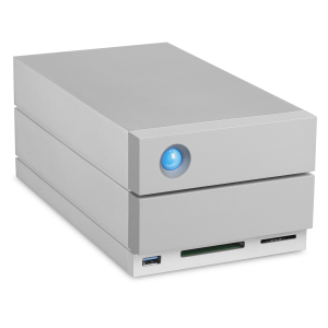 LaCie Sistema de almacenamiento DAS 2big Dock - De Escritorio - 2 x HDD admitido - 2 x HDD Instalado - 20TB Capacidad de HDD Instalado - Serie ATA/ 600 Controlador - Compatible RAID 0,  1,  JBOD - 2 x Bahía 3, 5" - 2 USB Port(s) - 2 USB 3 - TiendaClic.mx