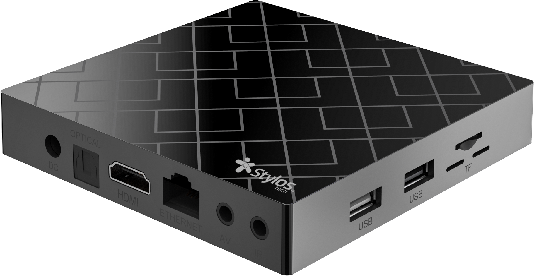 TV BOX STYLOS SMART 4K 1 GB/  8 GB ANDROID 9.0 PENTA-CORE STVTBX3B - TiendaClic.mx
