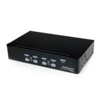 SWITCH KVM DE 4 PUERTOS CON USB - 1 USUARIO LOCAL - 1U  - STARTECH.COM MOD. SV431USB - TiendaClic.mx