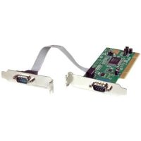 TARJETA ADAPT PCI UART 16550 RS232 2 PUERTO SERIAL PERFIL BAJO - TiendaClic.mx