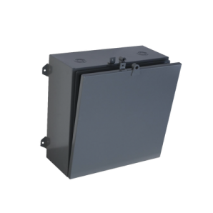 Gabinete Eléctrico de lamina galvanizada de 584 x 584 x 272 mm,  auto-extinguible,  resistente a polvo,  agua y rayos UV,  Color Gris (THCGE001) - TiendaClic.mx