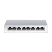 Switch TP-LINK Fast Ethernet TL-SF1008D , 10/ 100Mbps, 1.6Gbit/ s, 8 Puertos, 1000 Entradas-No Administrable. - TiendaClic.mx