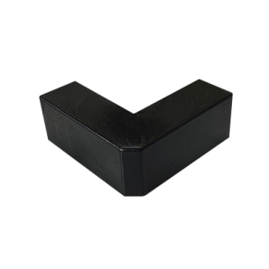 Esquinero Exterior Color Negro de PVC Auto Axtinguible,  Para Canaleta TMK-1720-N-CC (5210-02003) - TiendaClic.mx