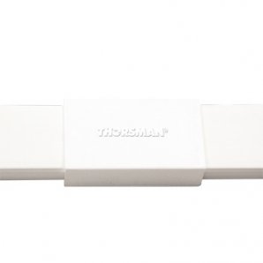 Pieza de unión color blanco de PVC auto extinguible,   para canaleta TMK1720 (5280-02001)  - TiendaClic.mx