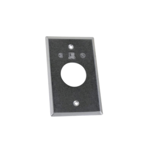 Tapa rectangular aluminio para contacto 35.23 mm tipo RR a prueba de intemperie. - TiendaClic.mx