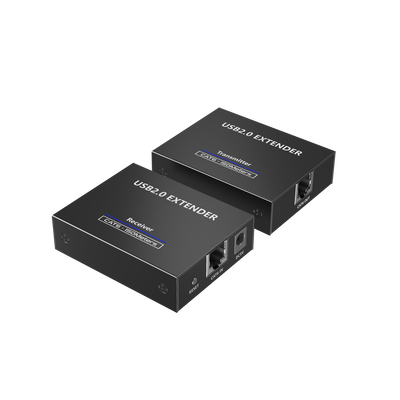 Kit EXTENSOR USB 2.0 de 4 Puertos para Distancias de Hasta  150 m /  Soporta USB 2.0,  USB 1.1 y USB 1.0 /  UTP Cat 5e/ 6/ 6a/ 7 /  Soporta Switch Gigabit /  Ideal para Cámaras WEB,  Impresoras,  Escáner,  Memorias,  Mouse,  etc. - TiendaClic.mx