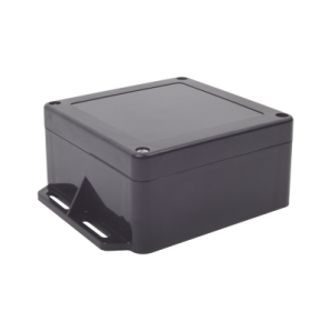 Gabinete Plástico Negro para Exterior (IP65) de 120 x 120 x 60 mm Cierre por Tornillos.  - TiendaClic.mx