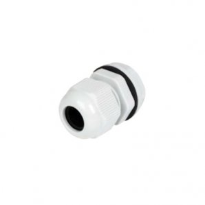 Conector Plástico Gris Tipo Glándula para Cable de 10 a 14 mm de Diámetro. - TiendaClic.mx