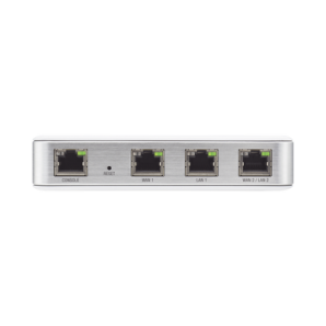 Router UniFi puertos Ethernet Gigabit,  desempeño de 1 Mpps,  hasta 100 dispositivos en LAN,  bloqueo de tráfico por categoría,  administración desde la nube  - TiendaClic.mx