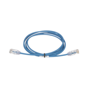 Cable de Parcheo TX6,  UTP Cat6,  Diámetro Reducido (28AWG),  Color Azul,  3ft  - TiendaClic.mx