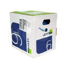 LEVITON BOBINA CABLE UTP CAT6 GRIS 305MTS  - TiendaClic.mx