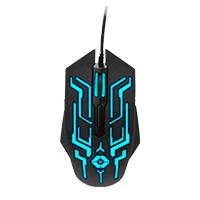 MOUSE GAMER ALAMBRICO USB RGB VORTRED BY PERFECT CHOICE NEGRO - TiendaClic.mx