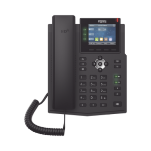 Teléfono IP Empresarial nivel Carrier,  6 lineas SIP con pantalla LCD de 2.8 pulgadas a color,  puertos Gigabit,  IPv6,  Opus y conferencia de 3 vías,  PoE - TiendaClic.mx