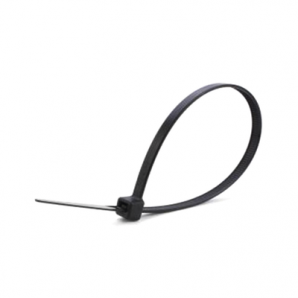 Corbata o Cincho de Nylon Color Negro,  4.8 x 300mm (100 piezas) - TiendaClic.mx