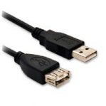 CABLE  BROBOTIX USB V2.0 EXT .90 CMS  NEGRO  - TiendaClic.mx