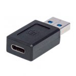 ADAPTADOR USB,MANHATTAN,354714,-C V3.1, AM-CH NEGRO - TiendaClic.mx
