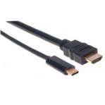 CABLE USB,MANHATTAN,152235,-C A HDMI M 1.0M 4K@30HZ, NEGRO - TiendaClic.mx