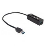HUB USB,MANHATTAN,163828, V2.0  3 PTOS Y V3.0 1 PTO SIN FUENTE - TiendaClic.mx