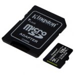 MEMORIA KINGSTON MICRO SD CANVAS SELECT PLUS 128GB UHS-I CLASE 10 C/ADAPTADOR (SDCS2/128GB) - TiendaClic.mx