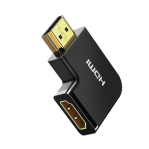 Adaptador HDMI Tipo L Macho a Hembra / Hacia Abajo / HDMI 2.0  4K@60Hz / Proporciona Flexibilidad Sin Doblar los Cables HDMI - TiendaClic.mx