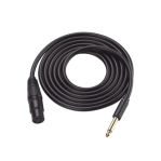 Cable de Alta Calidad para Micrófono Canon Hembra a 6.2mm Macho, 5 Metros, Negro - TiendaClic.mx