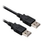 CABLE  BROBOTIX USB V2.0 A-A 3.0 MTS NEGRO  - TiendaClic.mx