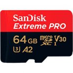 SANDISK MICROSDXC  EXTREME PRO 64GB  C/ADAPT 170MB/ - TiendaClic.mx