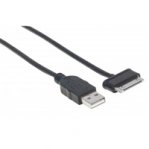 CABLE USB V2.0 A-SAMSUNG 30 PINES  1.0M, NEGRO MANHATTAN - TiendaClic.mx
