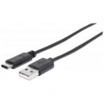 CABLE USB,MANHATTAN,354981,-C V3.1, C-A 3.0M NEGRO - TiendaClic.mx