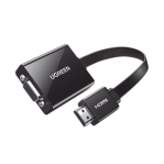 Adaptador HDMI a VGA / Resolución 1080P / Audio 3.5mm / Con Puerto Micro USB para Alimentación / Plug &  Play / No Requiere Controlador / ABS / Flexible y Duradero  - TiendaClic.mx