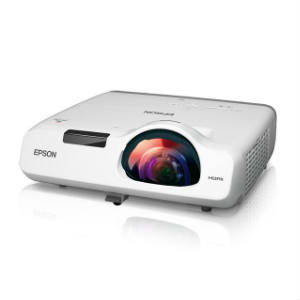 VIDEOPROYECTOR EPSON POWERLITE 530, 3LCD, XGA, 3200 LUMENES, RED, HDMI, TIRO CORTO - TiendaClic.mx