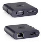 ADAPTADOR DELL DA200 - USB TIPO C A HDMI/VGA/ETHERNET/USB 3.0 - TiendaClic.mx