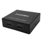 VIDEO SPLITTER HDMI BROBOTIX 2 DISPOSITIVOS A 1 PC, 2K  - 4K, NEGRO  - TiendaClic.mx