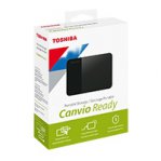 DD EXTERNO 2TB TOSHIBA CANVIO READY 2.5 USB 3.0 NEGRO VELOCIDAD DE TRANSFERENCIA 5 GB /S / WIN 10 - TiendaClic.mx