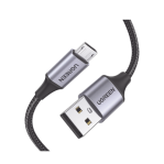 Cable USB-A a Micro USB /  Nylon Trenzado / Tecnología de Carga Rápida QC, FCP Y AFC / Soporta QC 2.0, 3.0 / Transmisión de Datos hasta 480Mbps / Recarga Segura hasta 18W / Hasta 10,000 Flexiones / Tecnología de Carga Segura. - TiendaClic.mx