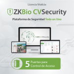 Licencia para ZKBio CVsecurity permite gestionar hasta 5 puertas para control de acceso - TiendaClic.mx