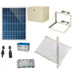 Kit Solar de 12 Vcd para alimentar energizador de cerca electrificada  - TiendaClic.mx