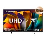 TELEVISION LED HISENSE 75 75A6N SMART TV,  GOOGLE TV, UHD 4K, DOLBY VISION HDR+HDR10, DTS VIRTUAL X - TiendaClic.mx