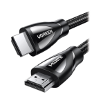 Cable HDMI 2.1 de Nylon Trenzado / 1 Metro / 8K@60Hz/4K@120Hz / eARC (Canal de Retorno de Audio / HDR10+ / VVR / HEC (Canal Ethernet HDMI) / ALLM / 3D / Dolby Atmos / Dolby Visión / 48 Gbps / Mayor Duración. - TiendaClic.mx