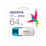 MEMORIA ADATA 64GB USB 2.0 UV240 BLANCO- AZUL - TiendaClic.mx