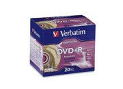 DVD R VERBATIM 4.7GB 16X LIGHTSCRIBE C/20 S/C - TiendaClic.mx